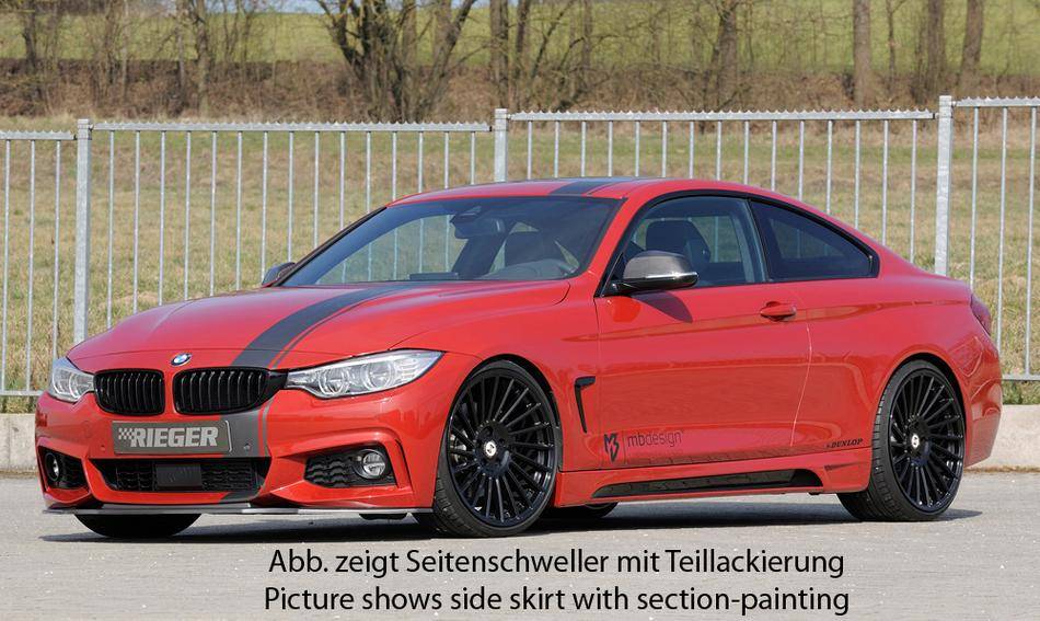 Sottoporta Rieger sx BMW serie 4 F32/33 Coupe'/Cabrio carbonlook