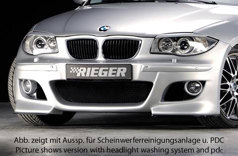 PARAURTI ANT RIEGER BMW SERIE 1E87 CON SENSORI PARCHEGGIO