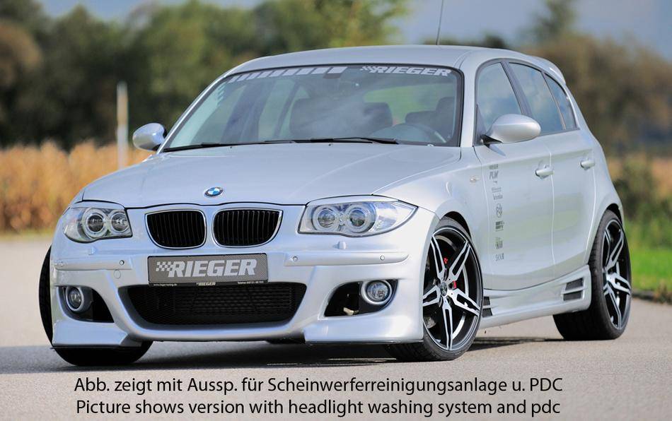 PARAURTI ANT RIEGER BMW SERIE 1E87 CON SENSORI PARCHEGGIO