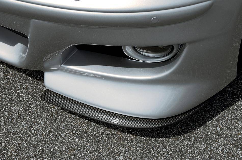 LAMA DTM IN 2PEZZI CARBON-LOOK BMW SERIE 1 PER PARAURTI RIEGER