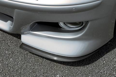 LAMA DTM IN 2PEZZI CARBON-LOOK BMW SERIE 1 PER PARAURTI RIEGER