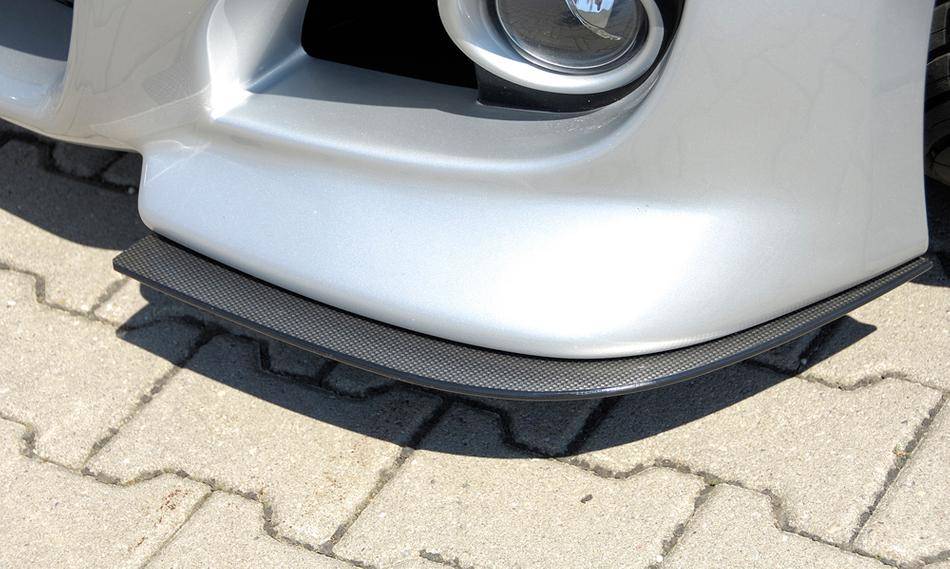 LAMA DTM IN 2PEZZI CARBON-LOOK BMW SERIE 1 PER PARAURTI RIEGER