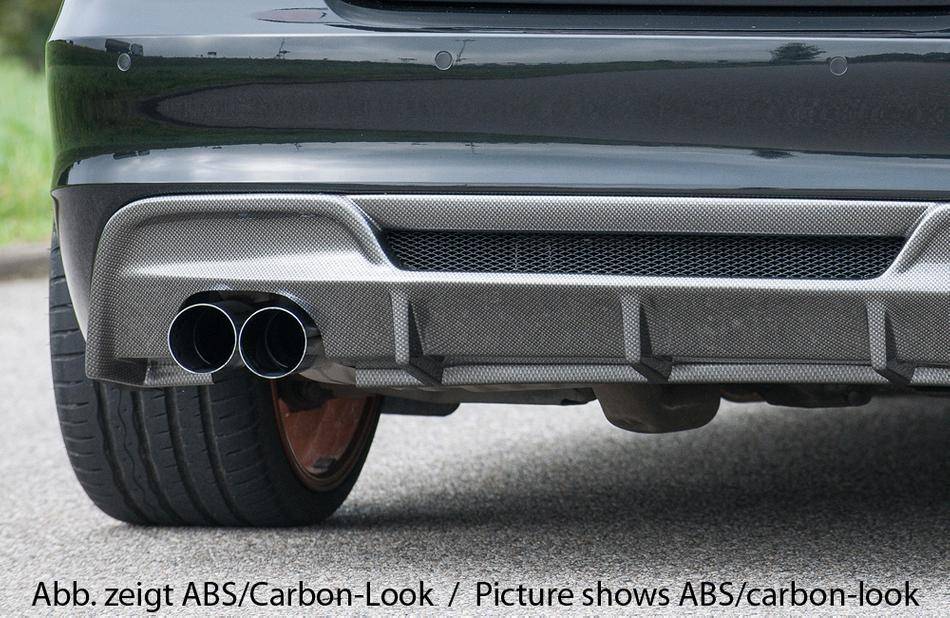 DIFFUSORE POST BMW E82/88 M-STYLE MARM DOPPIA DUPLEX SPORT NERO LUC.