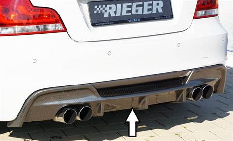 DIFFUSORE POST BMW E82/88 M-STYLE MARM DOPPIA DUPLEX SPORT CARBONL